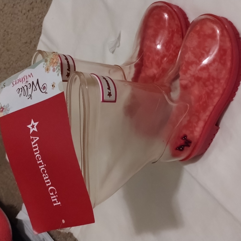 American Girl Peek-a-boo Wellies Rainboots